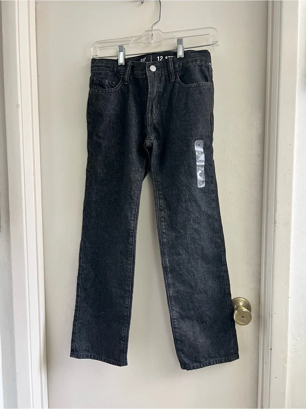Gap NWT Boys black wash jeans size 12